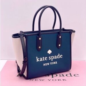 New Kate Spade Ella Pebbled
Leather Small
Tote Satchel Crossbody Bag